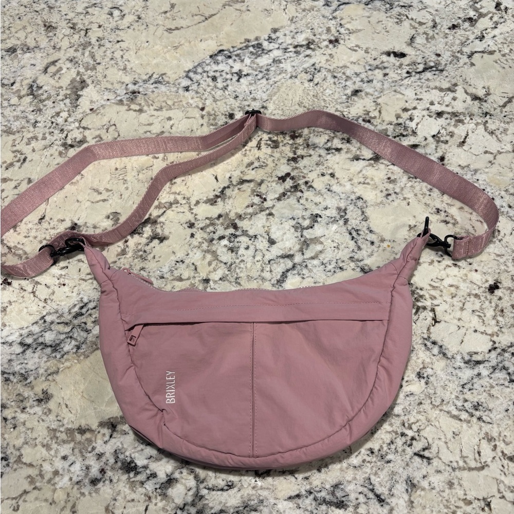 Brixley crescent bag - peony
